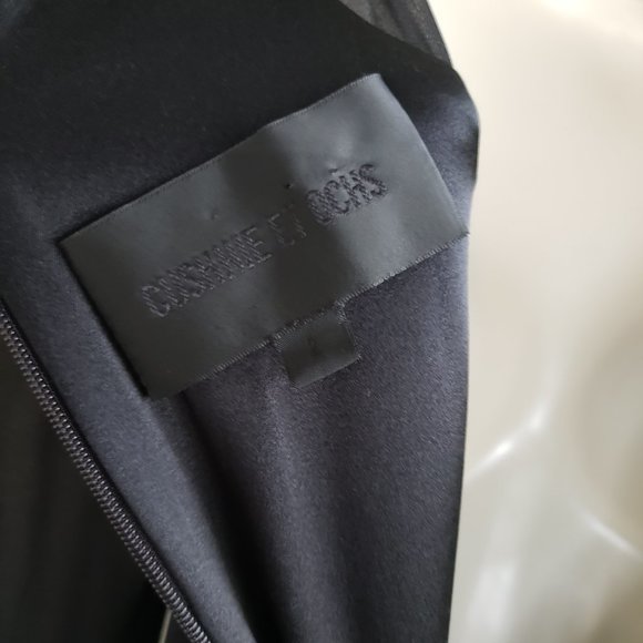 Cushnie Et Ochs Black Jumpsuit with Sheer Sleeves Like new - Picture 5 of 14